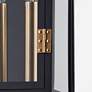 4_Troy Lighting Wes 24" High Black and Brass Outdoor Wall Lantern Light more views