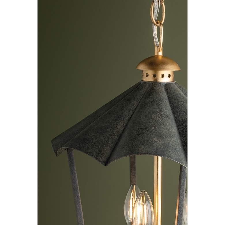 Image 6 Troy Lighting Wildomar 13.5 In 3 Lt Lantern Vintage Gold Leaf/French Iron more views