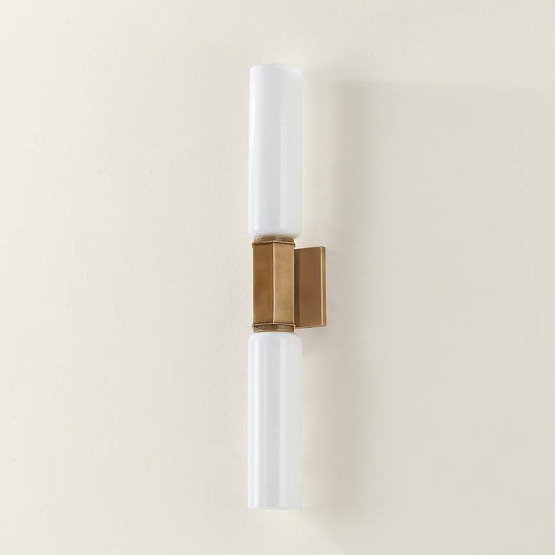 Image 3 Troy Lighting Yarrow 26.5' Wall Sconce Patina Brass more views