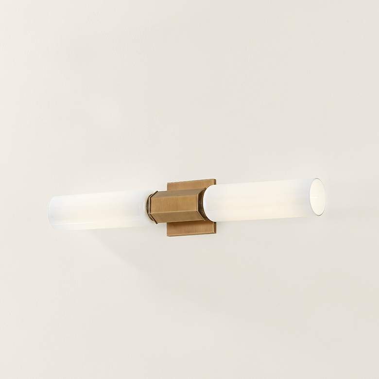 Image 7 Troy Lighting Yarrow 26.5' Wall Sconce Patina Brass more views
