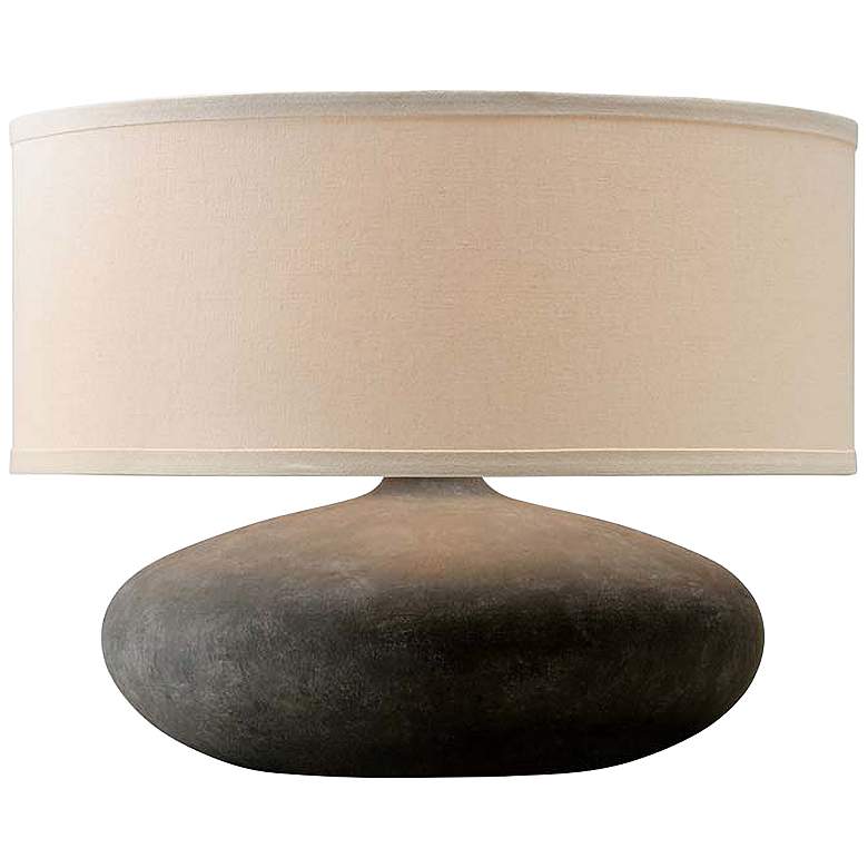 Image 1 Troy Lighting Zen 14 inch High Alabastrino Ceramic Accent Table Lamp