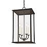 1_Troy Lighting Zuma 27" High French Iron Outdoor Hanging Light