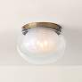 1_Troy Magma 14 1/4" Wide Patina Brass Ceiling Light