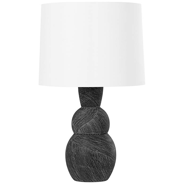 Image 1 Troy Miles 31" Ceramic One Lt Table Lamp
