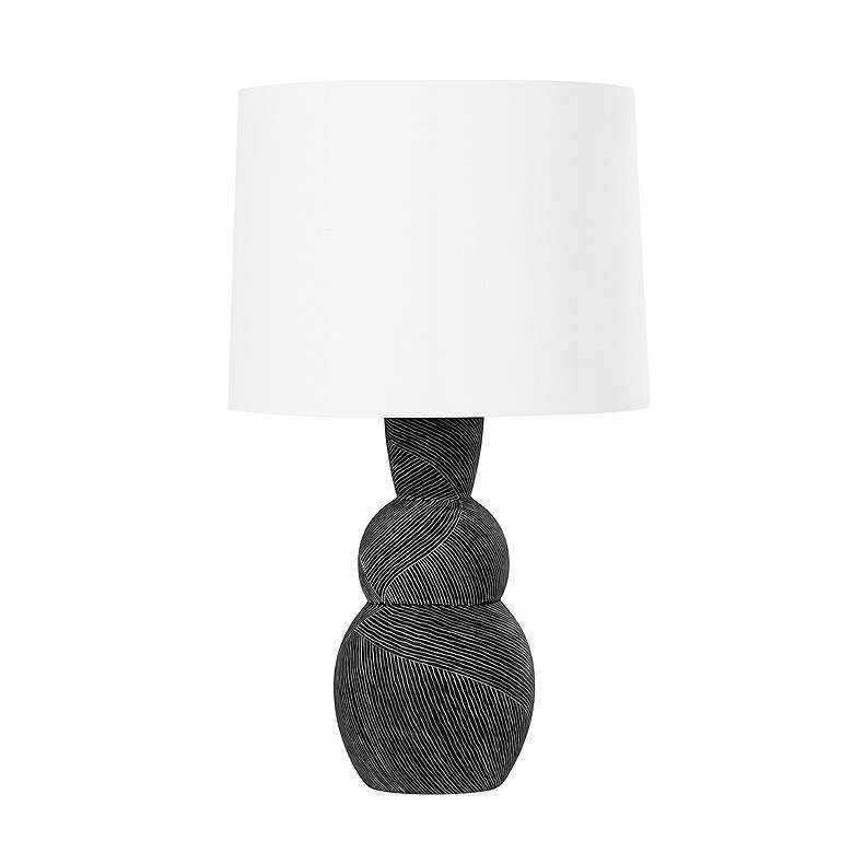 Image 1 Troy Miles 31" Ceramic One Lt Table Lamp