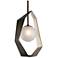 Troy Origami 16.75" Wide Hand-Worked Iron 1 Light Pendant