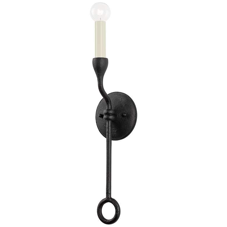 Image 1 Troy Orson 9.5" Steel 1 Lt Wall Sconce