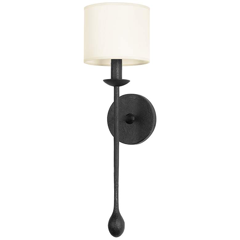 Image 1 Troy Osmond 12" Steel 1 Lt Wall Sconce