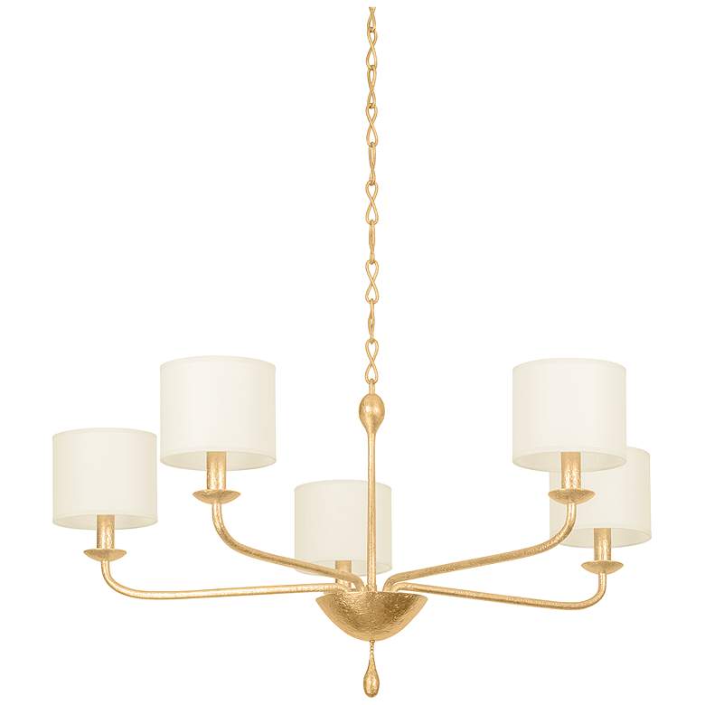 Image 1 Troy Osmond 72 inch Steel 5 Lt Chandelier