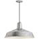 Troy RLM Standard 16" Wide Galvanized Aluminum Pendant Light
