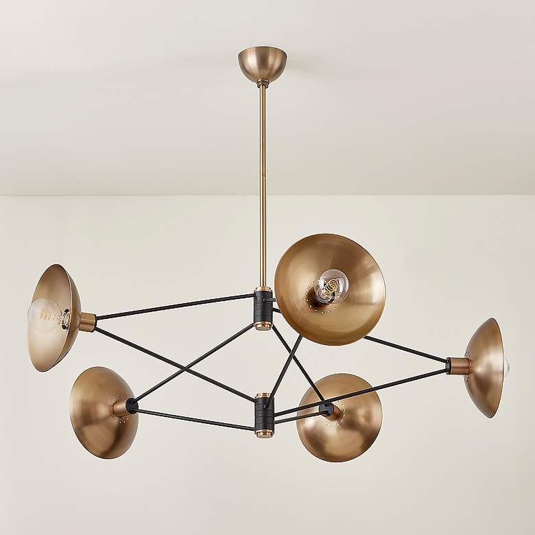 Image 1 Troy-Standard Axel 50 inch 5 Lt. Chandelier