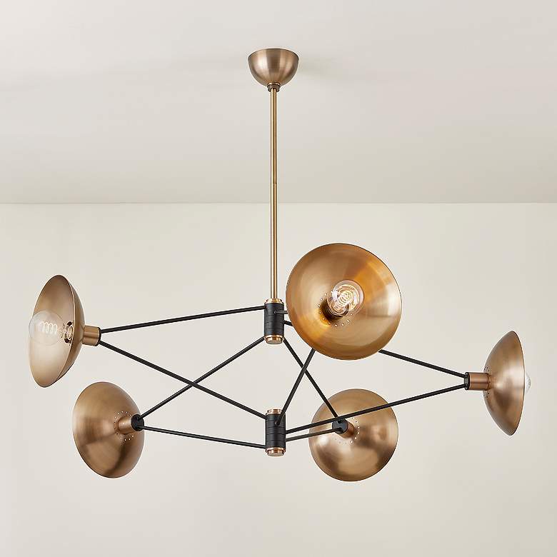 Image 3 Troy-Standard Axel 50 inch 5 Lt. Chandelier more views