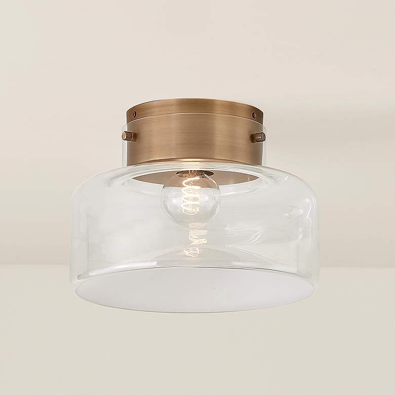 Image 1 Troy-Standard Bellow 13 inch 1 Lt. Flush Mount