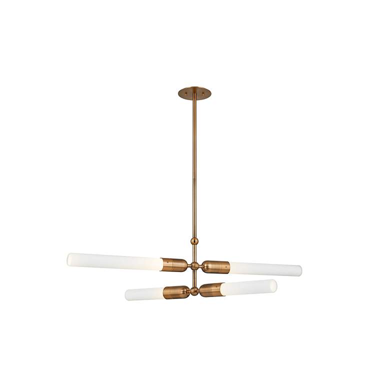 Image 2 Troy-Standard Darby 36.75 inch 4 Lt. Chandelier