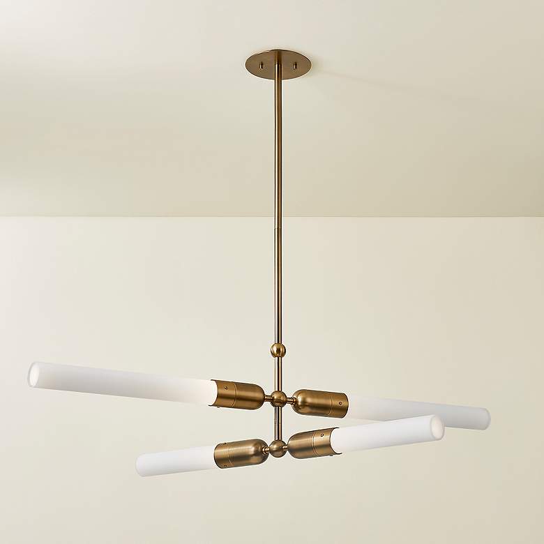 Image 1 Troy-Standard Darby 36.75 inch 4 Lt. Chandelier
