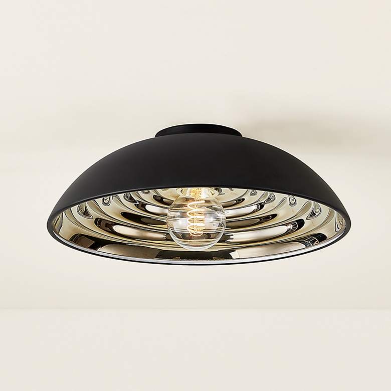 Image 1 Troy-Standard Eclipse 16.25 inch 1 Lt. Flush Mount