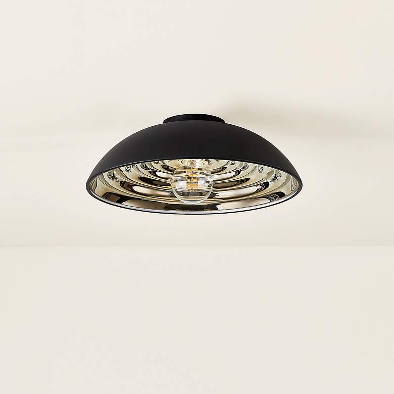 Image 5 Troy-Standard Eclipse 16.25 inch 1 Lt. Flush Mount more views
