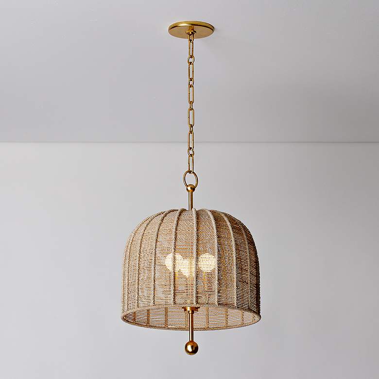 Image 2 Troy-Standard Lonnie 15.25 inch 3 Lt. Pendant