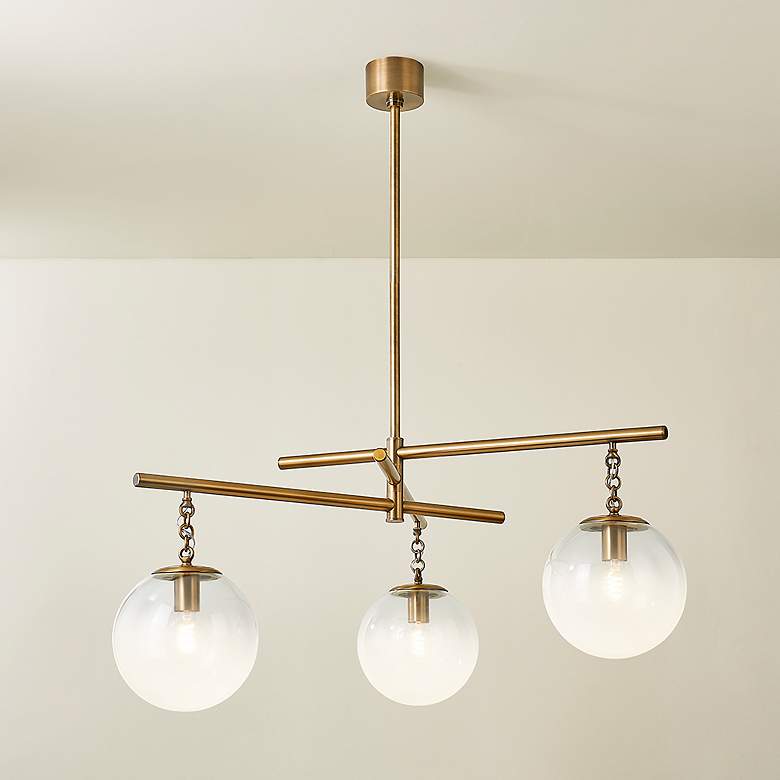 Image 1 Troy-Standard Wade 44.25 inch 3 Lt. Chandelier