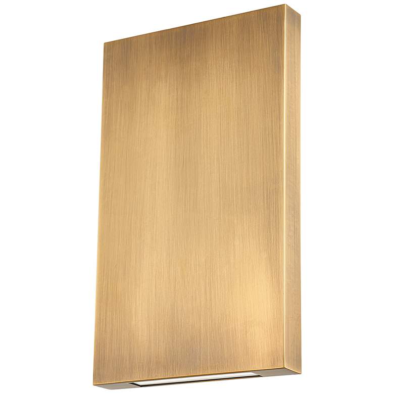 Image 1 Troy Thayne 14" Brass 1 Lt Ext. Wall Sconce