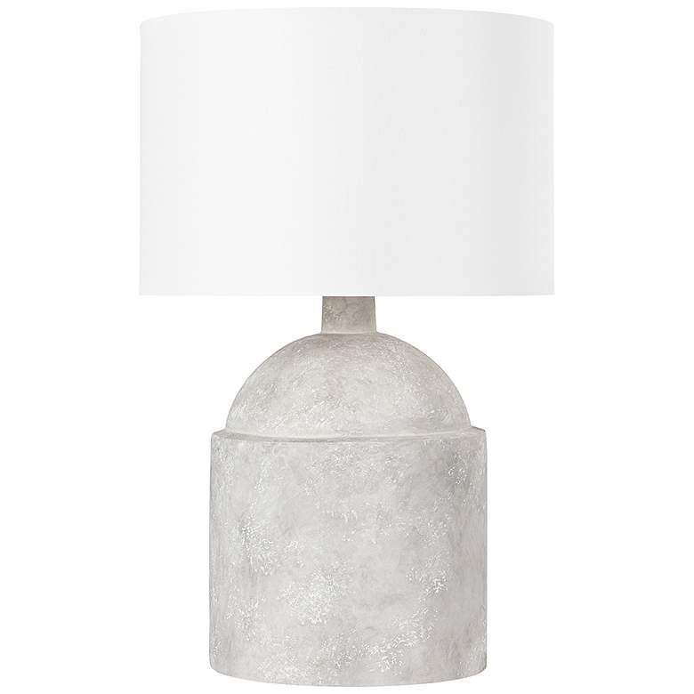 Image 1 Troy Torrance 36" Weathered Grey Ceramic Table Lamp