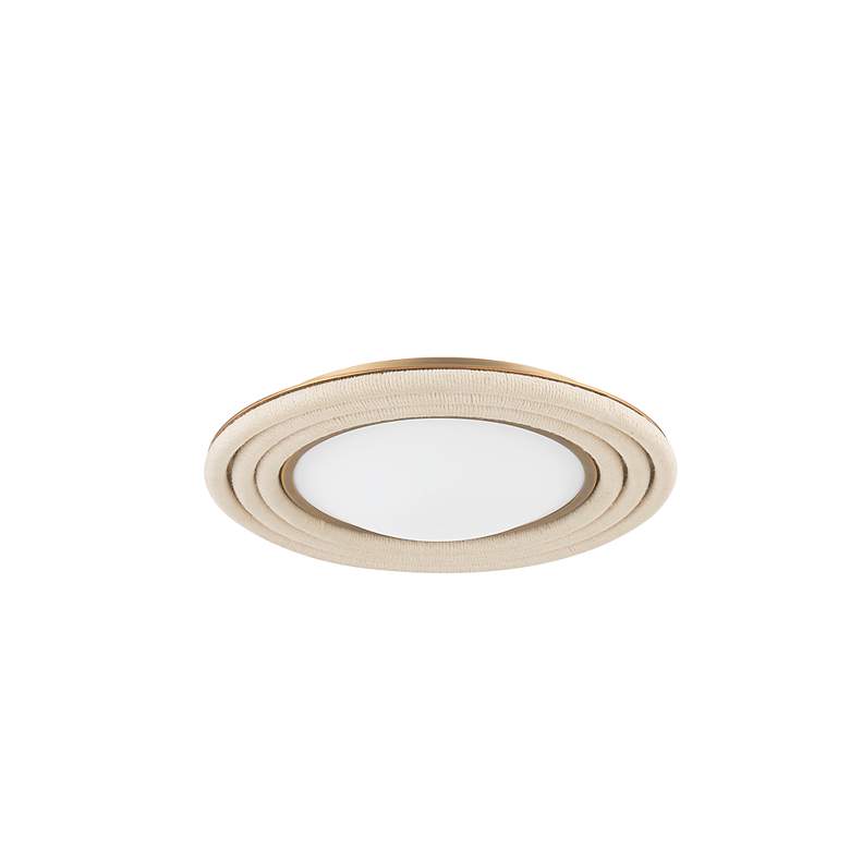 Image 2 Troy Zion 20" Steel Led Flush Mount more views