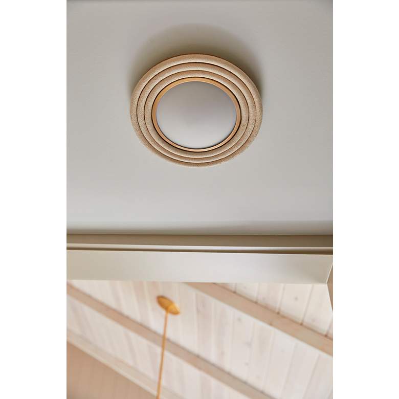 Image 4 Troy Zion 20" Steel Led Flush Mount more views