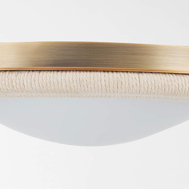 Image 7 Troy Zion 20" Steel Led Flush Mount more views