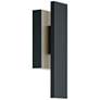1_Tru 24" High Black LED Outdoor Wall Light