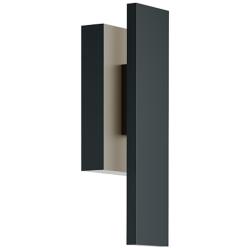 Tru 24" High Black LED Outdoor Wall Light