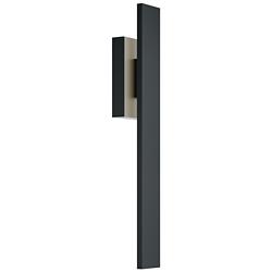 Tru 48" High Black LED Outdoor Wall Light