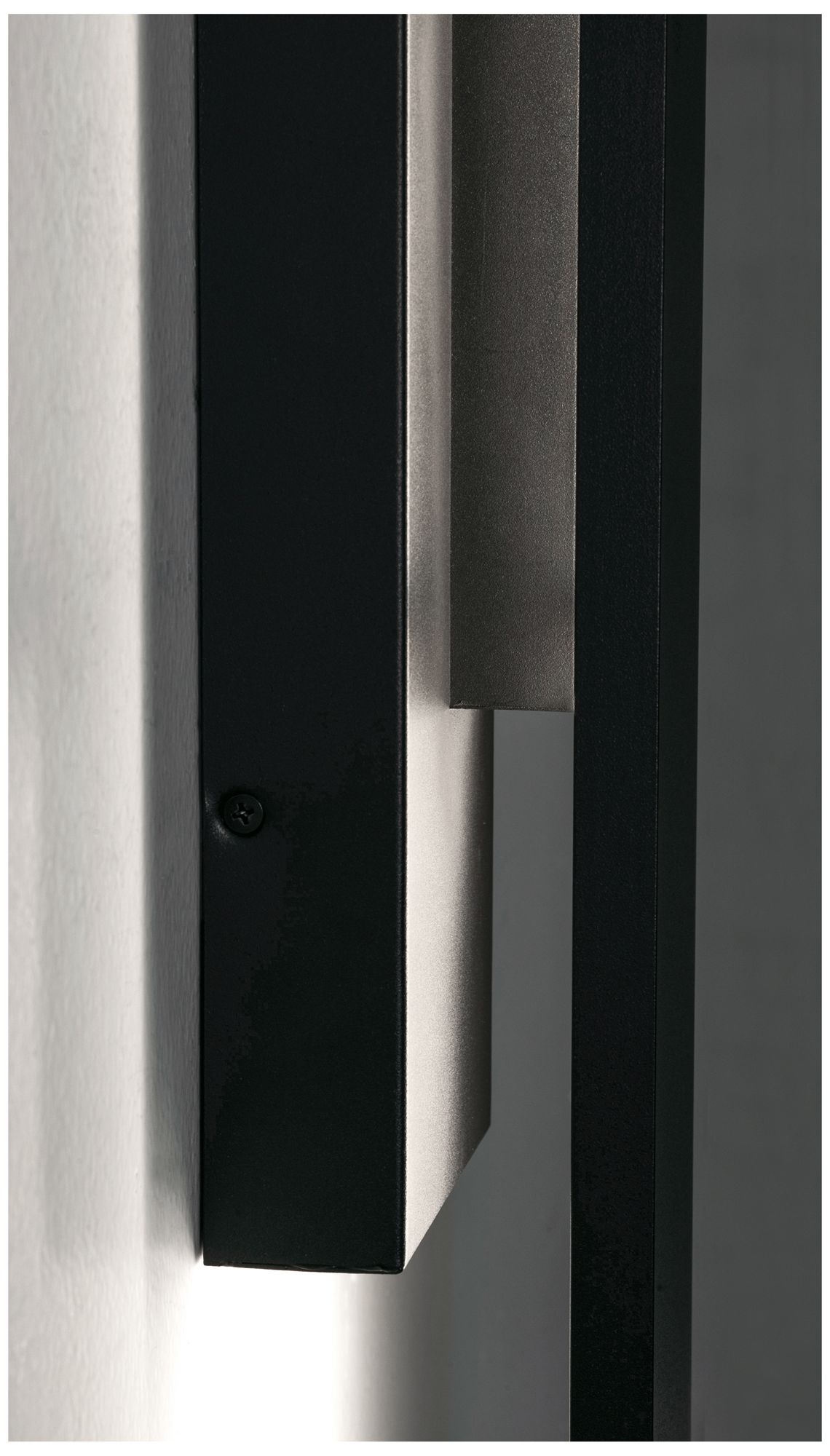 Image 3 Tru 48" High Black LED Outdoor Wall Light more views