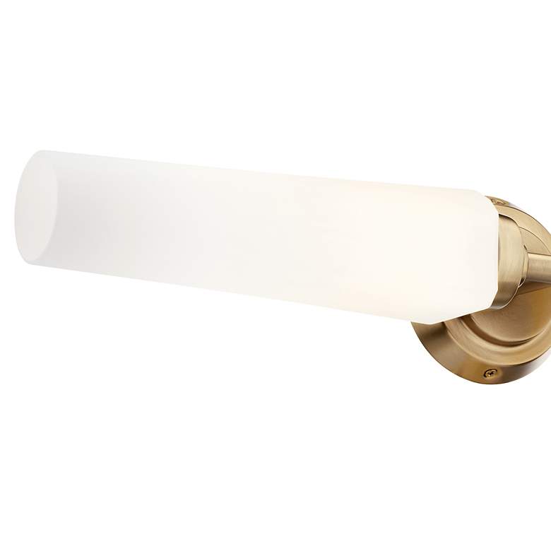 Image 4 Truby 25 3/4" Wide Champagne Bronze 2-Light Bath Light more views