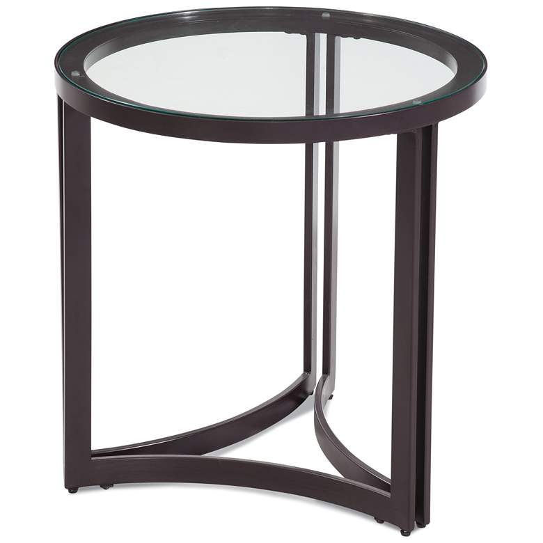 Image 1 Trucco 24 inch Bronze Powder Coat End Table