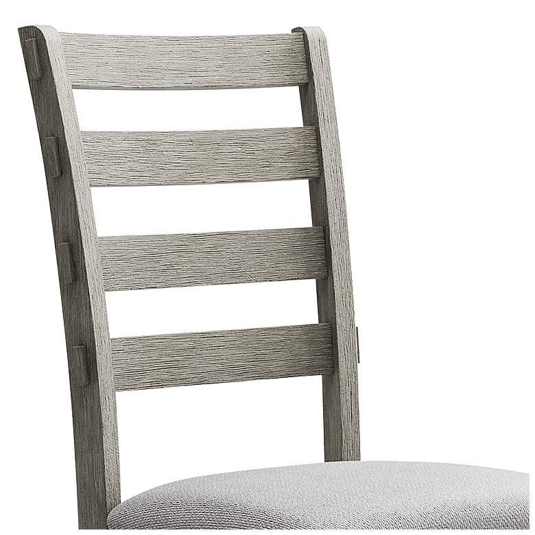 Image 2 Truchas Gray Wood Dining Chairs Set of 2 more views
