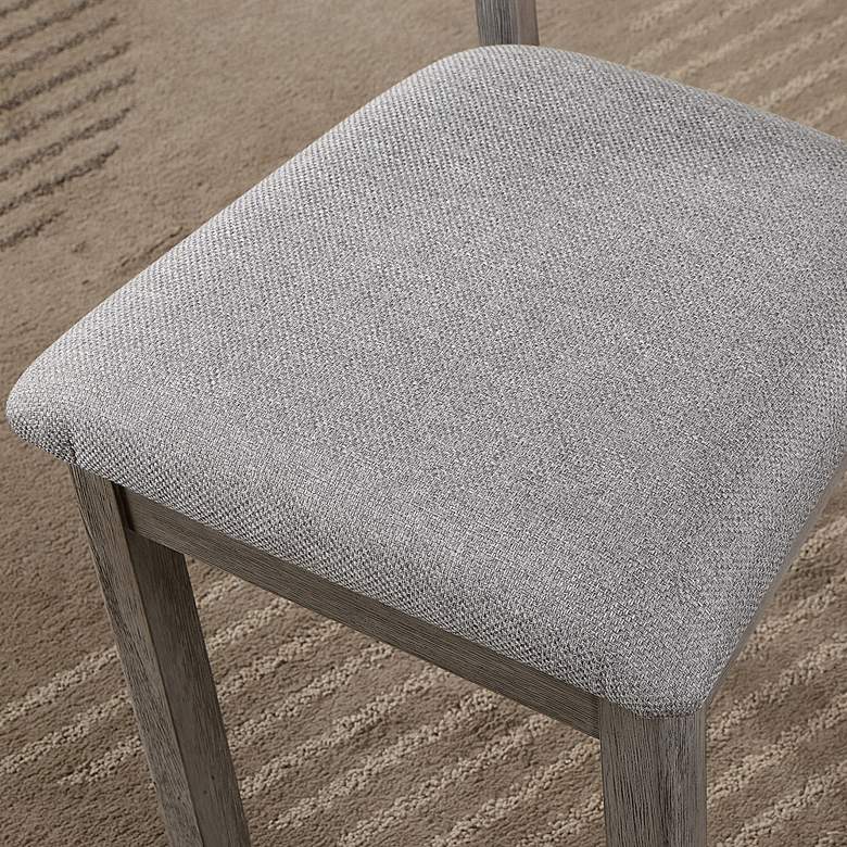 Image 3 Truchas Gray Wood Dining Chairs Set of 2 more views