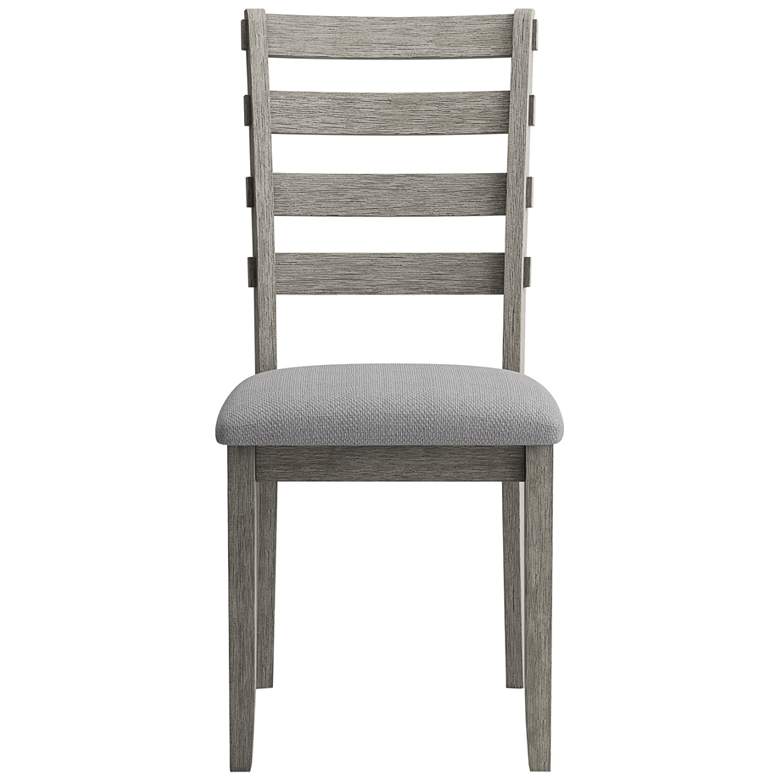 Image 5 Truchas Gray Wood Dining Chairs Set of 2 more views