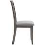 Truchas Gray Wood Dining Chairs Set of 2