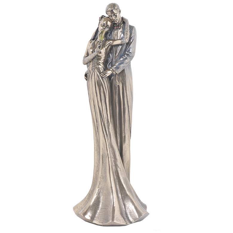 Image 1 True Love Bronze 13 3/4 inch High Wedding Figurine