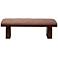 Trulinea 58 1/2" Wide Dark Espresso Tufted Wood Bench