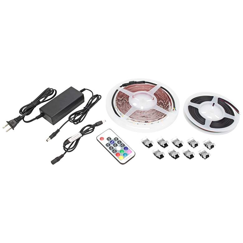 Image 1 Trulux 16.4-Foot RGB and Warm White LED Tape Light Kit