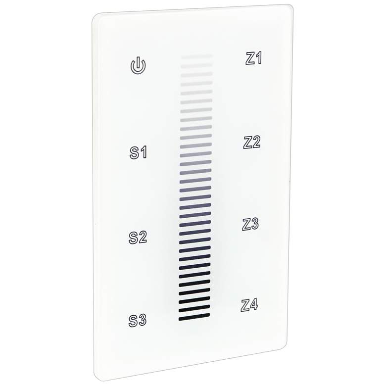 Image 1 Trulux Radio Frequency 1-4 Zones Back-Lit Touch Wall Dimmer