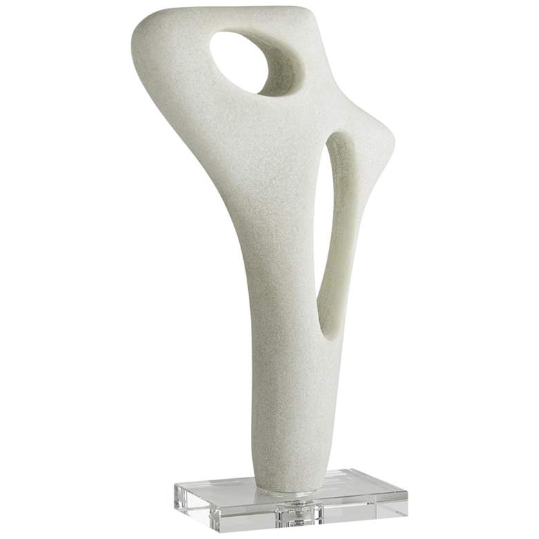 Image 1 Truly 15 1/2" High Composite Marble Modern Sculpture