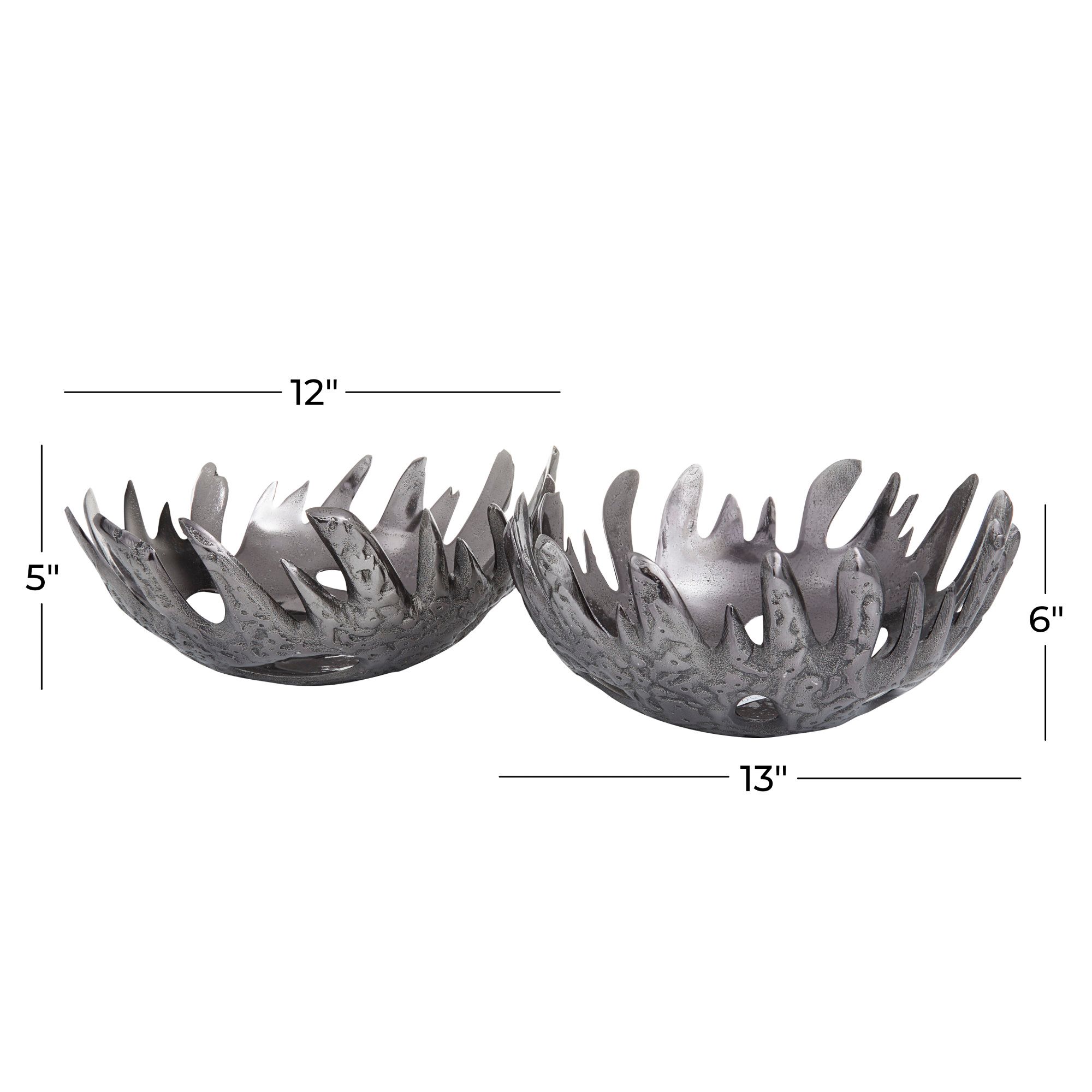 Image 7 Truman Polished Black Decorative Bowls Set of 2 more views