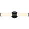 Trumann 18" Wide Matte Black LED Bath Light