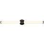1_Trumann 36" Wide Matte Black LED Bath Light
