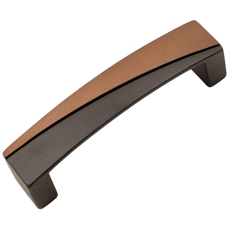 Image 1 Trumbull Cafè Bronze Metal 4 1/4" Wide Cabinet Pull