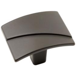 Trumbull Oil-Rubbed Bronze 1 1/2"W Rectangular Cabinet Knob