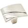 Trumbull Polished Nickel 1 1/2"W Rectangular Cabinet Knob