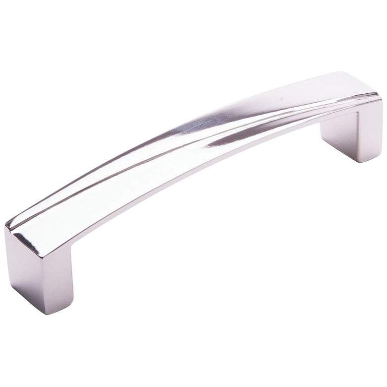 Image 1 Trumbull Polished Nickel Metal 5 1/2" Wide Cabinet Pull
